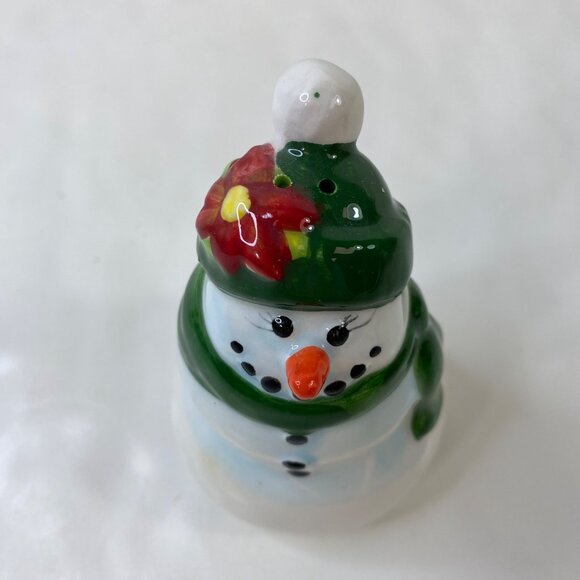 Publix 2004 Snowman Salt & Pepper Shaker Set Holiday Snowfolk Vintage - Picture 5 of 11